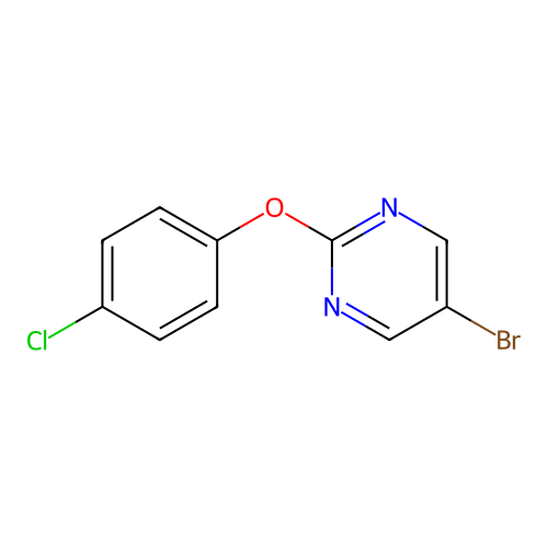 5-Bromo-2-(4-chlorophenoxy)pyrimidine structure