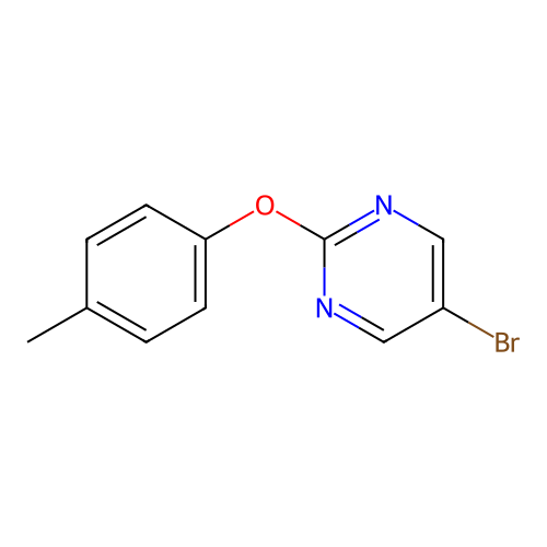 5-Bromo-2-(p-tolyloxy)pyrimidine structure