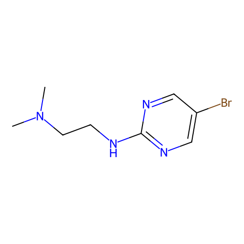 5-Bromo-2-(2-dimethylaminoethylamino)pyrimidine structure