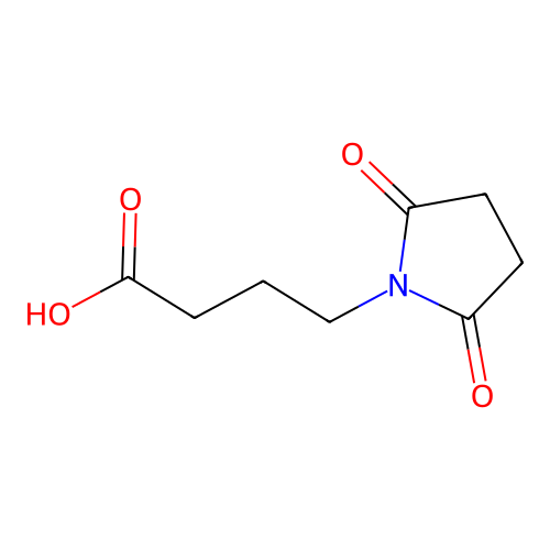 4-(2,5-二氧代吡咯烷-1-基)丁酸 structure