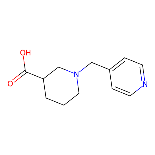1-(Pyridin-4-ylmethyl)piperidine-3-carboxylic acid structure