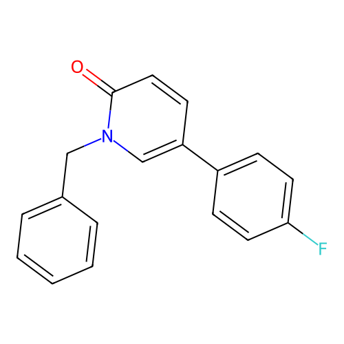 1-Benzyl-5-(4-fluorophenyl)pyridin-2-one structure