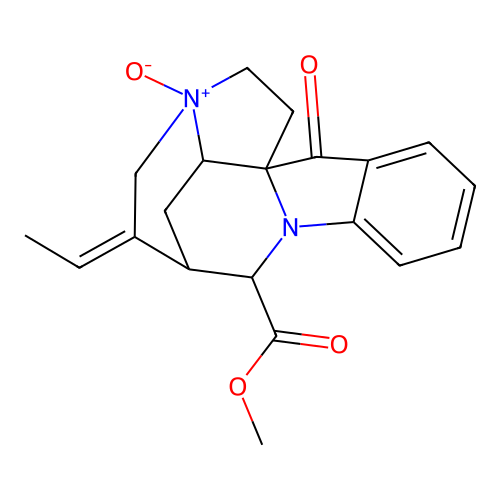 Fluorocarpamine-N-oxide structure