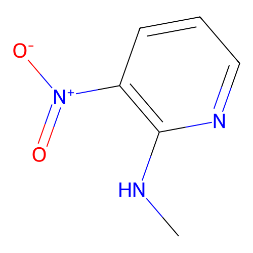 N-Methyl-3-nitro-2-pyridinamine structure