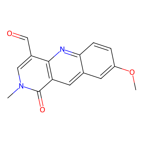 8-Methoxy-2-methyl-1-oxo-1,2-dihydrobenzo[b][1,6]naphthyridine-4-carbaldehyde structure
