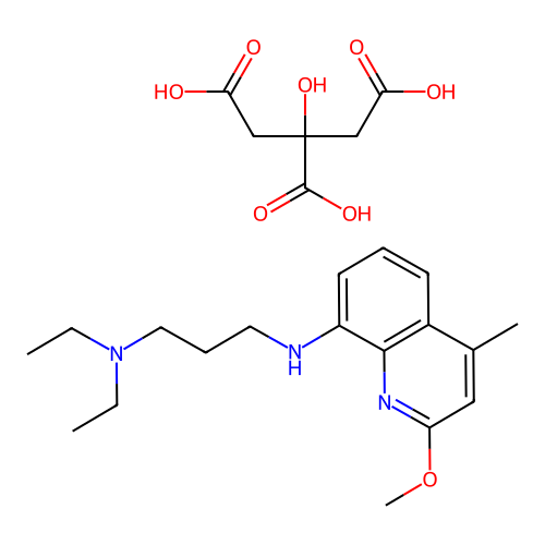 N',N'-diethyl-N-(2-methoxy-4-methylquinolin-8-yl)propane-1,3 structure