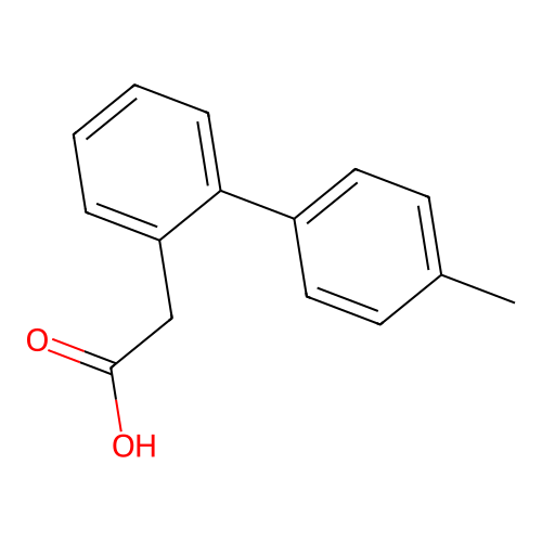2-[2-(4-methylphenyl)phenyl]acetic Acid structure