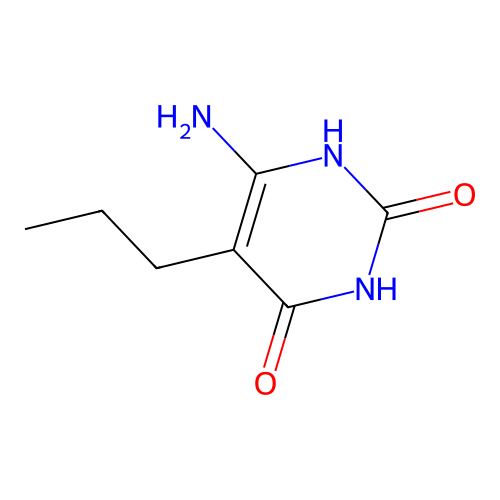 6-amino-5-propyl-1H-pyrimidine-2,4-dione structure