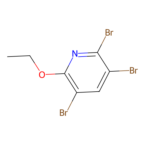 2,3,5-Tribromo-6-ethoxypyridine structure