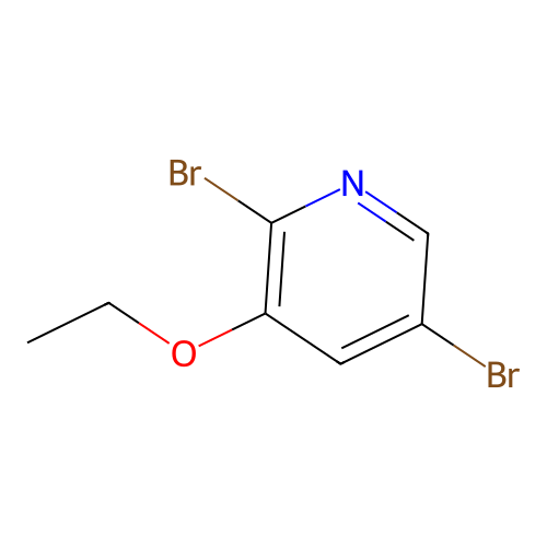 2,5-Dibromo-3-ethoxypyridine structure