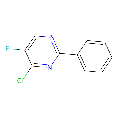 4-Chloro-5-fluoro-2-phenylpyrimidine structure
