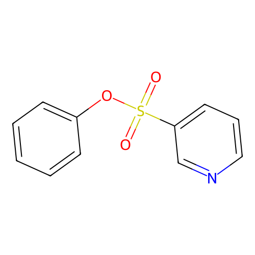 Phenyl pyridine-3-sulfonate structure