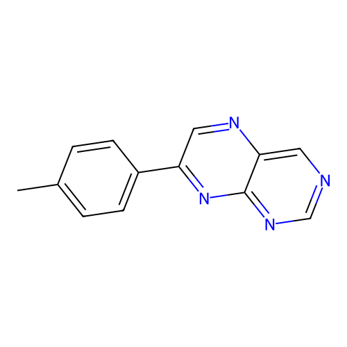 7-(4-Methylphenyl)pteridine structure