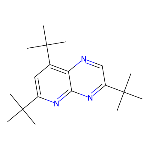 3,6,8-Tritert-butylpyrido[2,3-b]pyrazine structure