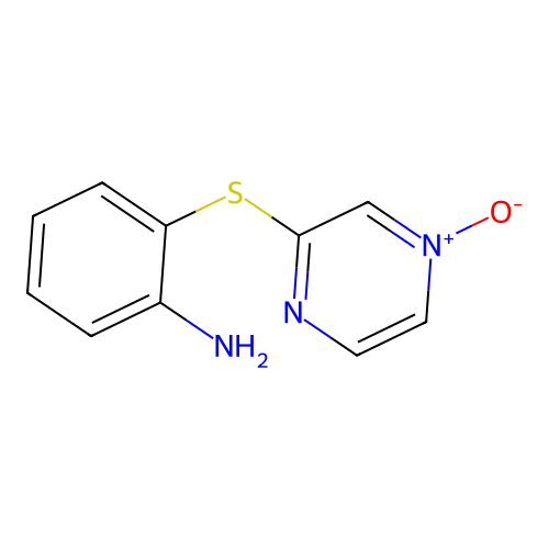 2-[(4-Oxidopyrazin-2-yl)sulfanyl]aniline structure