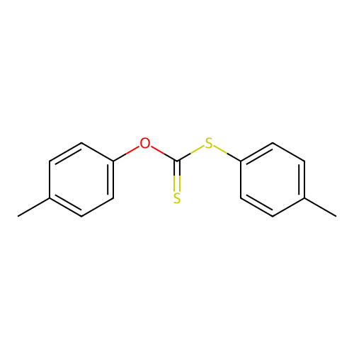 O-(4-methylphenyl) (4-methylphenyl)sulfanylmethanethioate structure