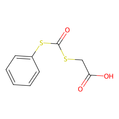 {[(Phenylsulfanyl)carbonyl]sulfanyl}acetic acid structure