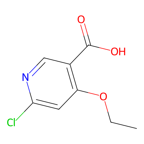 6-Chloro-4-ethoxynicotinic acid structure