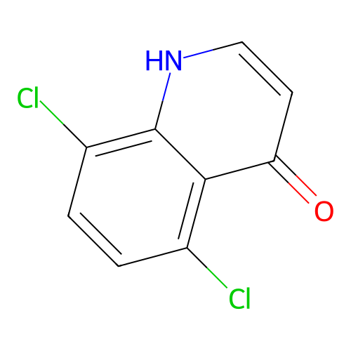 5,8-Dichloro-4-hydroxyquinoline structure