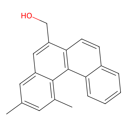 (1,3-Dimethylbenzo[c]phenanthren-6-yl)methanol structure