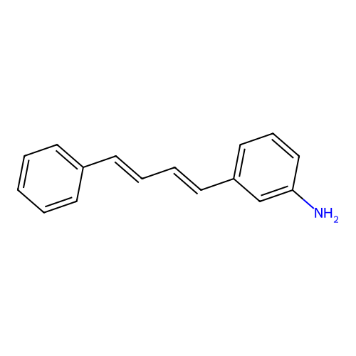3-(4-Phenyl-1,3-butadienyl)phenylamine structure
