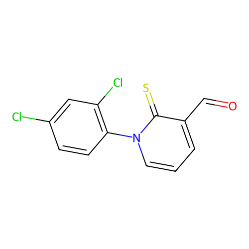 1-(2,4-Dichlorophenyl)-2-thioxo-1,2-dihydropyridine-3-carbaldehyde structure