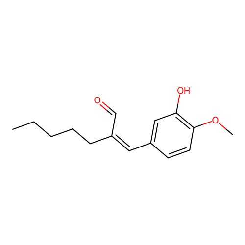 2-[(3-Hydroxy-4-methoxyphenyl)methylidene]heptanal structure