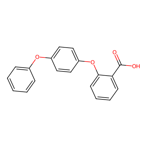 2-(4-Phenoxyphenoxy)benzoic acid structure