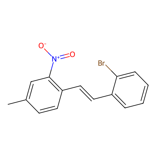 1-[2-(2-Bromophenyl)ethenyl]-4-methyl-2-nitrobenzene structure