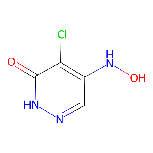 4-chloro-5-(hydroxyamino)-3(2H)-pyridazinone structure