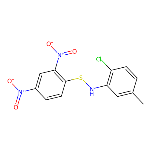 1-[(2-Chloro-5-methylanilino)sulfanyl]-2,4-dinitrobenzene structure