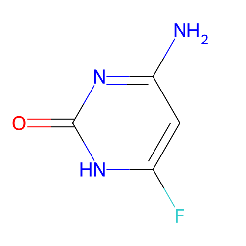 4-amino-6-fluoro-5-methylpyrimidin-2(1H)-one structure