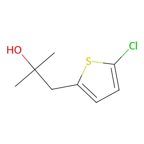 1-(5-Chloro-2-thienyl)-2-methyl-2-propanol structure