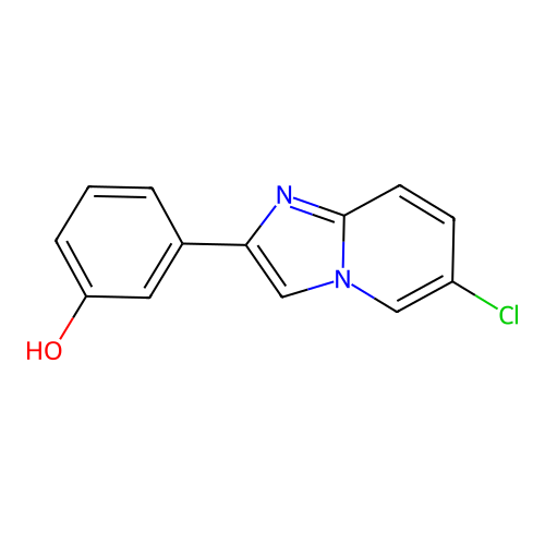 3-(6-Chloroimidazo[1,2-a]pyridin-2-yl)phenol structure