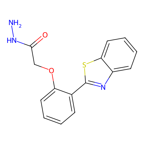 2-[2-(1,3-苯并噻唑-2-基)苯氧基]乙酰肼 structure
