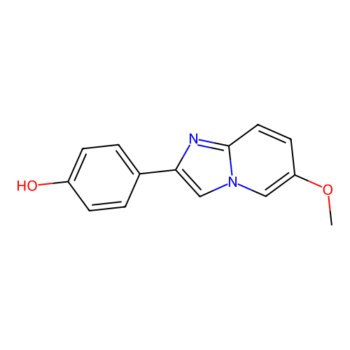 4-(6-Methoxyimidazo[1,2-a]pyridin-2-yl)phenol structure