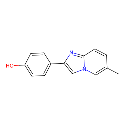 4-(6-Methylimidazo[1,2-a]pyridin-2-yl)phenol structure