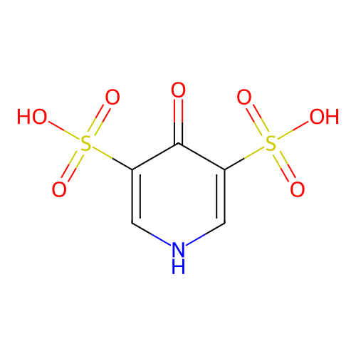 4-Hydroxypyridine-3,5-disulfonic acid structure