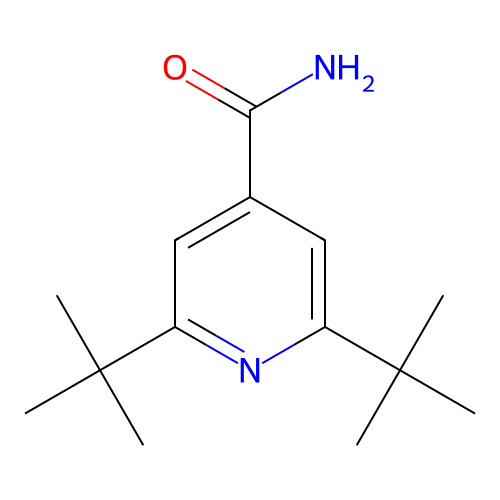 2,6-Ditert-butylisonicotinamide structure