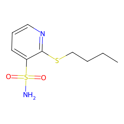 2-(Butylsulfanyl)pyridine-3-sulfonamide structure