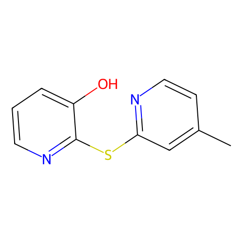 2-[(4-Methylpyridin-2-yl)sulfanyl]pyridin-3-ol structure