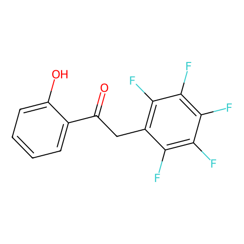 1-(2-Hydroxyphenyl)-2-(2,3,4,5,6-pentafluorophenyl)ethanone structure