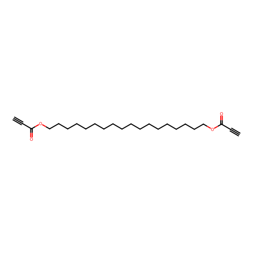 18-(Propioloyloxy)octadecyl propiolate structure