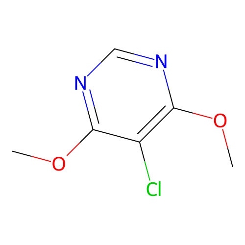 5-Chloro-4,6-dimethoxypyrimidine structure