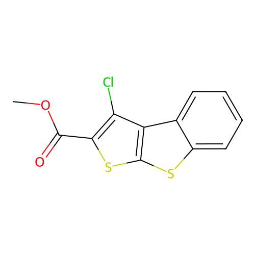 Methyl 1-chlorothieno[2,3-b][1]benzothiole-2-carboxylate structure
