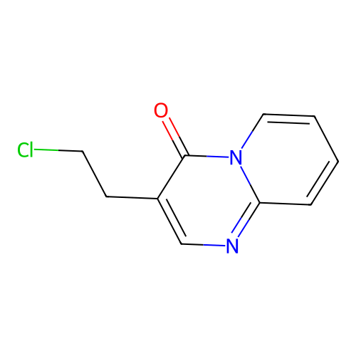 3-(2-chloroethyl)-4H-pyrido[1,2-a]pyrimidin-4-one structure