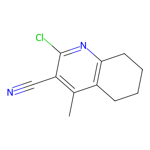 2-Chloro-4-methyl-5,6,7,8-tetrahydroquinoline-3-carbonitrile structure