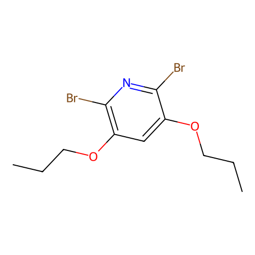 2,6-Dibromo-3,5-dipropoxypyridine structure