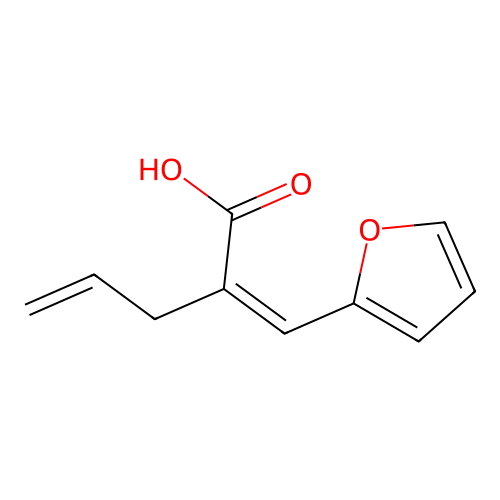 2-(Furan-2-ylmethylidene)pent-4-enoic acid structure