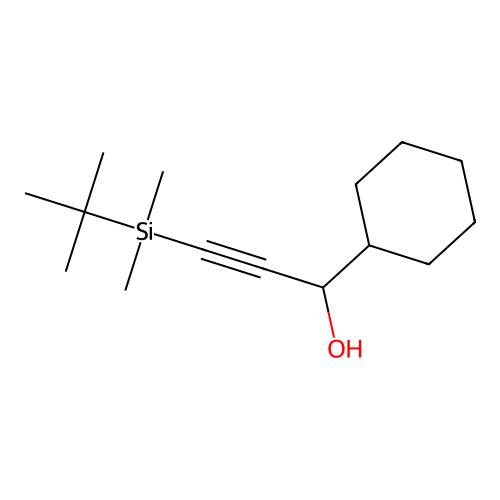1-Cyclohexyl-3-(tert-butyldimethylsilyl)-2-propyn-1-ol structure